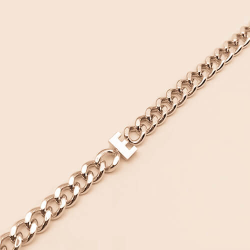 Custom cuban link name chain choker suppliers gold personalized initial necklaces wholesale bulk manufacturers